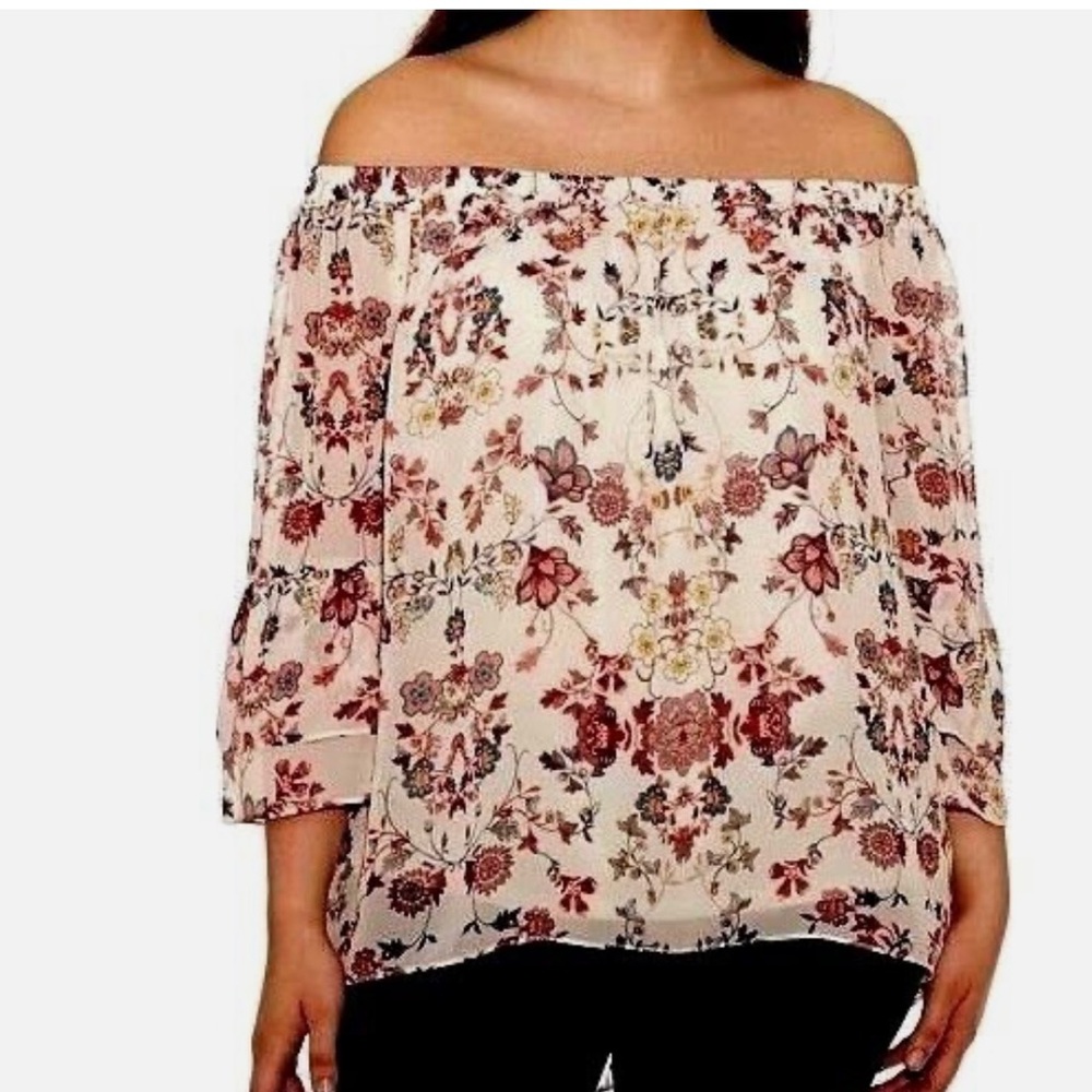 ALYX chiffon off the shoulder shirt || Size Large